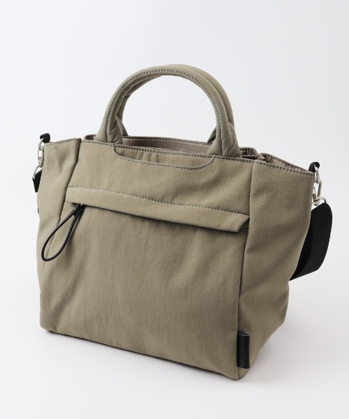 Legato Largo(レガートラルゴ)の「Legato Largo ナチュらくバッグ2WAYショルダー(ショルダーバッグ・レディース・オリーブ/ブラック/グレイッシュベージュ/アイボリー/マスタード・FREE)」の19枚目の写真