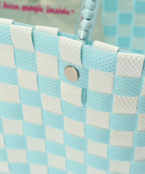 MERCEDES SALAZAR（メルセデスサラザール）の「【MERCEDES SALAZAR/メルセデス サラザール】 MINI BAG+CHARM：バッグ（かごバッグ・レディース・サックスブルー・FREE）」の10枚目の写真