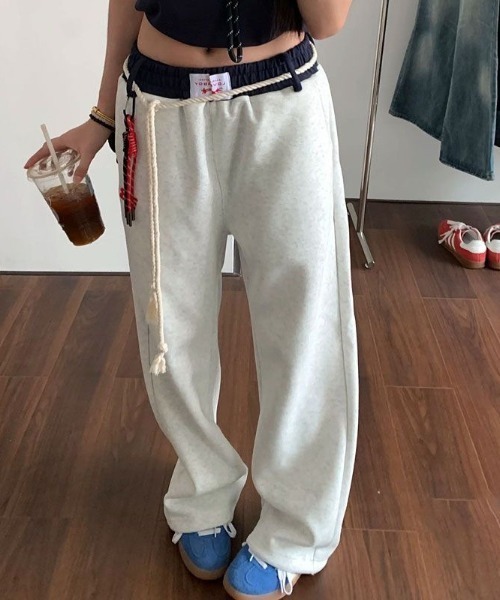 セール】チャーム付き スウェットパンツ（スウェットパンツ