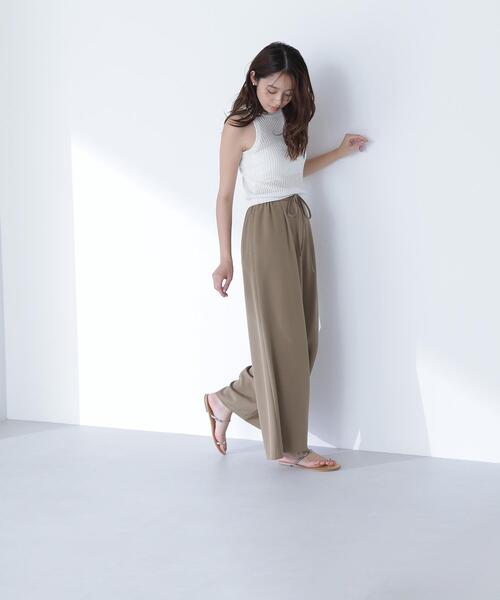 NATURAL BEAUTY BASIC(ナチュラルビューティーベーシック)の「◇【THINK BEAUTY】【麻亜里さんコラボ】スパンコールアメスリニット(ニット/セーター・レディース・ホワイト/ブラウン/ピンク・FREE)」の5枚目の写真