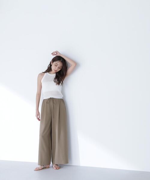 NATURAL BEAUTY BASIC(ナチュラルビューティーベーシック)の「◇【THINK BEAUTY】【麻亜里さんコラボ】スパンコールアメスリニット(ニット/セーター・レディース・ホワイト/ブラウン/ピンク・FREE)」の7枚目の写真