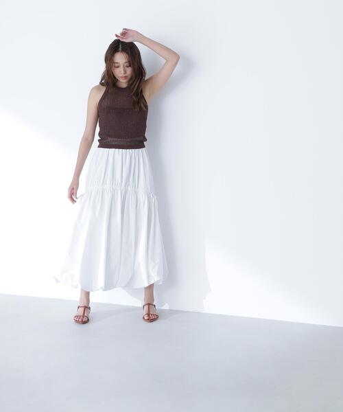 NATURAL BEAUTY BASIC(ナチュラルビューティーベーシック)の「◇【THINK BEAUTY】【麻亜里さんコラボ】スパンコールアメスリニット(ニット/セーター・レディース・ホワイト/ブラウン/ピンク・FREE)」の14枚目の写真
