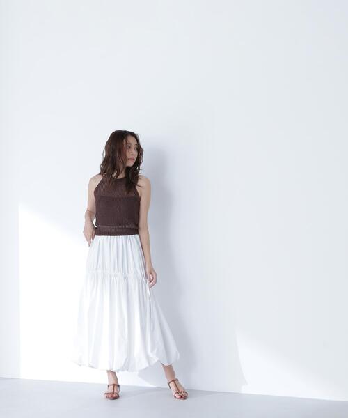 NATURAL BEAUTY BASIC(ナチュラルビューティーベーシック)の「◇【THINK BEAUTY】【麻亜里さんコラボ】スパンコールアメスリニット(ニット/セーター・レディース・ホワイト/ブラウン/ピンク・FREE)」の18枚目の写真