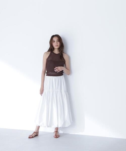 NATURAL BEAUTY BASIC(ナチュラルビューティーベーシック)の「◇【THINK BEAUTY】【麻亜里さんコラボ】スパンコールアメスリニット(ニット/セーター・レディース・ホワイト/ブラウン/ピンク・FREE)」の20枚目の写真