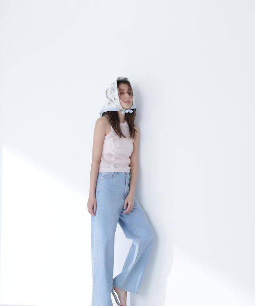 ニット セーター 「THINK BEAUTY」「麻亜里さんコラボ」スパンコールアメスリニット レディース THINK BEAUTY】【麻亜里さんコラボ】スパンコールアメスリニット