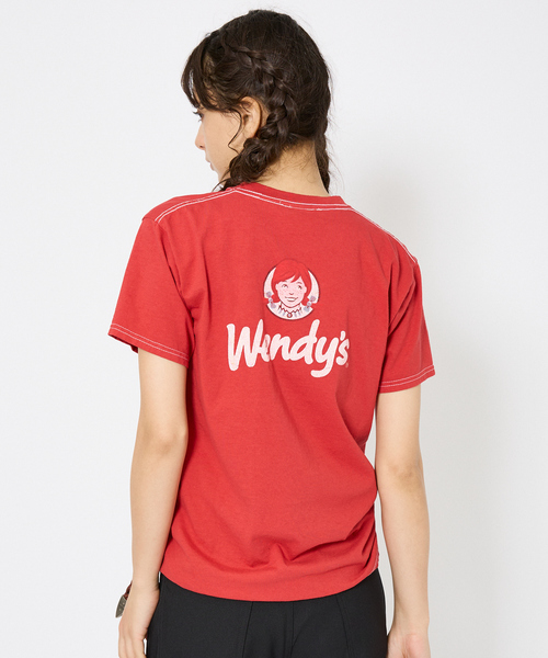 FRUIT OF THE LOOM(フルーツオブザルーム)の「【FRUIT OF THE LOOM/フルーツ オブ ザ ルーム】WENDYSガーメントダイTシャツ/ユニセックス/プリント 81215100【WEB限定】(Tシャツ/カットソー・メンズ・レッド/ブルー/スミクロ・S/M/L/XL)」の10枚目の写真