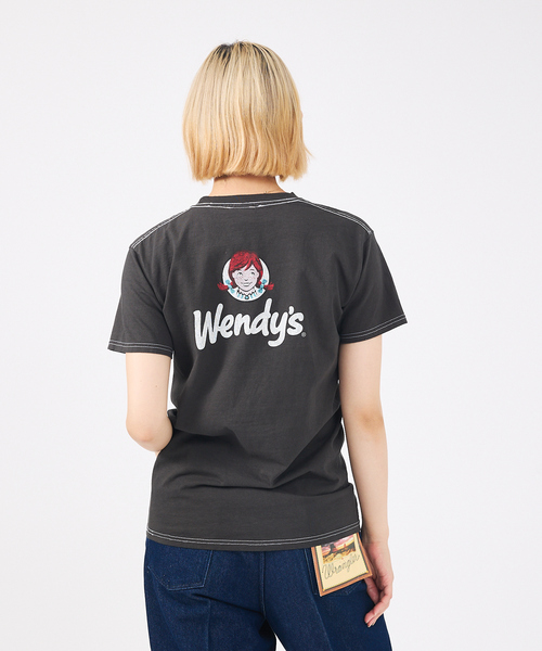 FRUIT OF THE LOOM(フルーツオブザルーム)の「【FRUIT OF THE LOOM/フルーツ オブ ザ ルーム】WENDYSガーメントダイTシャツ/ユニセックス/プリント 81215100【WEB限定】(Tシャツ/カットソー・メンズ・レッド/ブルー/スミクロ・S/M/L/XL)」の18枚目の写真