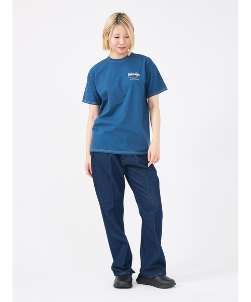 FRUIT OF THE LOOM(フルーツオブザルーム)の「【FRUIT OF THE LOOM/フルーツ オブ ザ ルーム】WENDYSガーメントダイTシャツ/ユニセックス/プリント 81215100【WEB限定】(Tシャツ/カットソー・メンズ・レッド/ブルー/スミクロ・S/M/L/XL)」の21枚目の写真