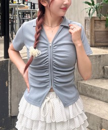 3.3 Field Trip  | 3.3 Field Trip／リブZIPカーディガン(Tシャツ/カットソー)