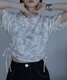 ケミカルウォッシュドロスト半袖Tシャツ