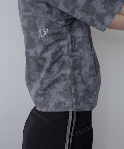 VACANCY(ヴァカンシー)の「ケミカルウォッシュドロスト半袖Tシャツ(Tシャツ/カットソー・レディース・チャコールグレー/ホワイト/グリーン・FREE)」の14枚目の写真