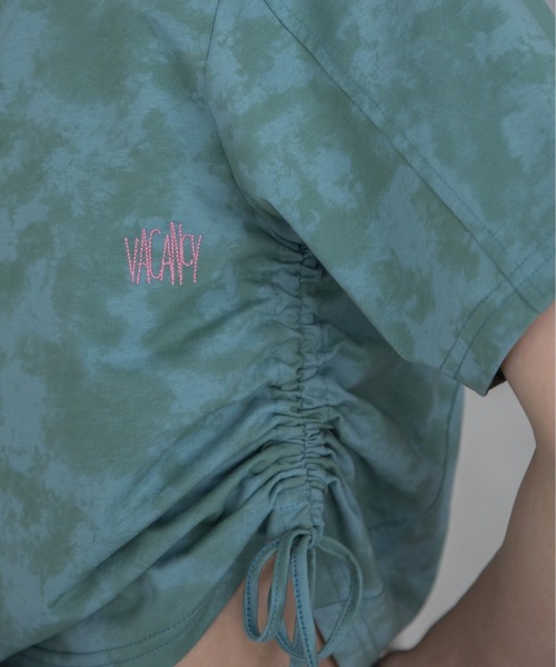 VACANCY(ヴァカンシー)の「ケミカルウォッシュドロスト半袖Tシャツ(Tシャツ/カットソー・レディース・チャコールグレー/ホワイト/グリーン・FREE)」の21枚目の写真