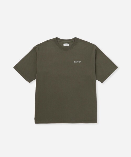 Saturdays NYC(サタデーズ ニューヨークシティ )の「Bandana SS Tee(Tシャツ/カットソー・メンズ・ブラック/ホワイト/オリーブ・L/M/XL/S)」の3枚目の写真