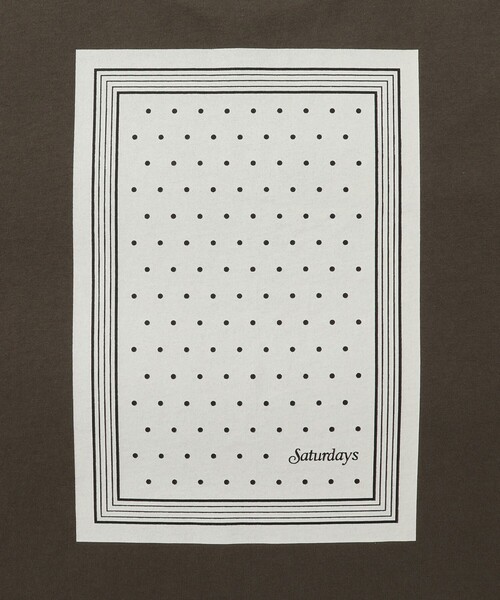 Saturdays NYC(サタデーズ ニューヨークシティ )の「Bandana SS Tee(Tシャツ/カットソー・メンズ・ブラック/ホワイト/オリーブ・L/M/XL/S)」の8枚目の写真