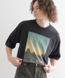 tk.TAKEO KIKUCHI | ウェスタンフォトスタッズTシャツ(Tシャツ/カットソー)