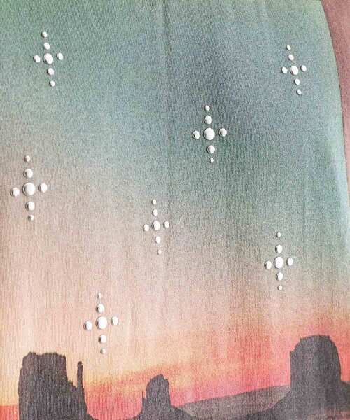 tk.TAKEO KIKUCHI（ティーケータケオキクチ）の「ウェスタンフォトスタッズTシャツ（Tシャツ/カットソー・メンズ・ブラック/ブラウン系その他/オフホワイト・01/02/03）」の16枚目の写真