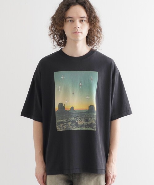 セール】ウェスタンフォトスタッズTシャツ（Tシャツ/カットソー