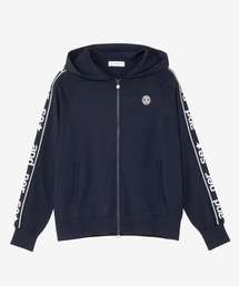 and per se（アンパスィ）の「アクティブニットフーディーブルゾン（レディース）（ニット/セーター）」