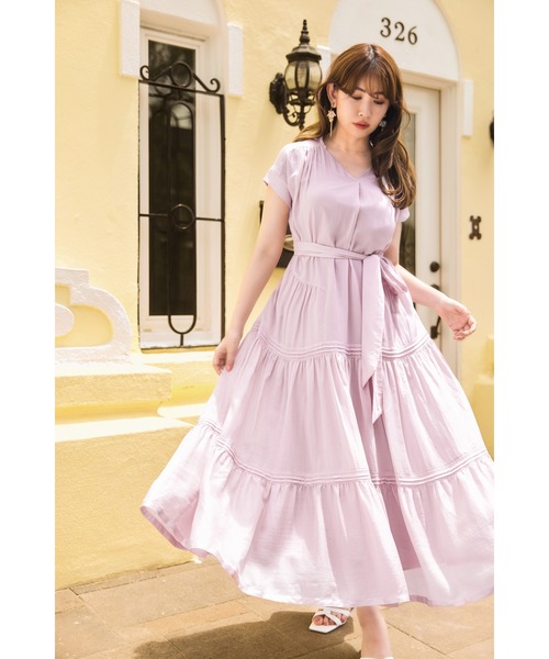 ワンピース herlipto Mistral Belted Shirt Dress Mistral Belted Shirt Dress(ワンピース)|Her lip to(ハー