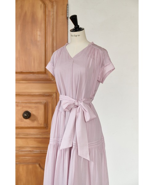 ワンピース herlipto Mistral Belted Shirt Dress Mistral Belted Shirt Dress