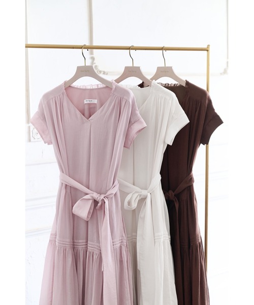Mistral Belted Shirt Dress（ワンピース）｜Her lip to（ハー