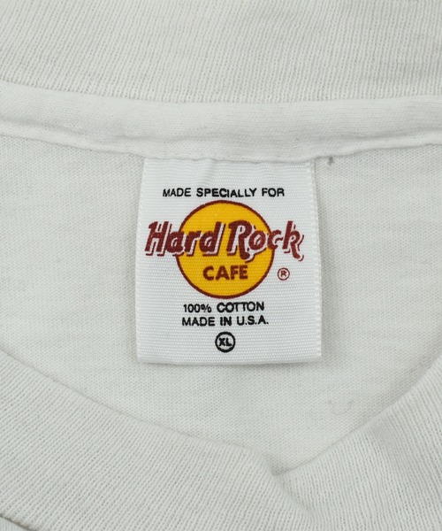 VINTAGE(ヴィンテージ)の「【USED】90’s HARD ROCK CAFE 企業ロゴ Tシャツ USA製(Tシャツ/カットソー・メンズ・ホワイト・X-LARGE)」の7枚目の写真
