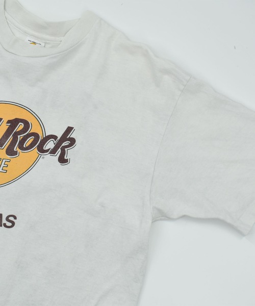 VINTAGE(ヴィンテージ)の「【USED】90’s HARD ROCK CAFE 企業ロゴ Tシャツ USA製(Tシャツ/カットソー・メンズ・ホワイト・X-LARGE)」の5枚目の写真