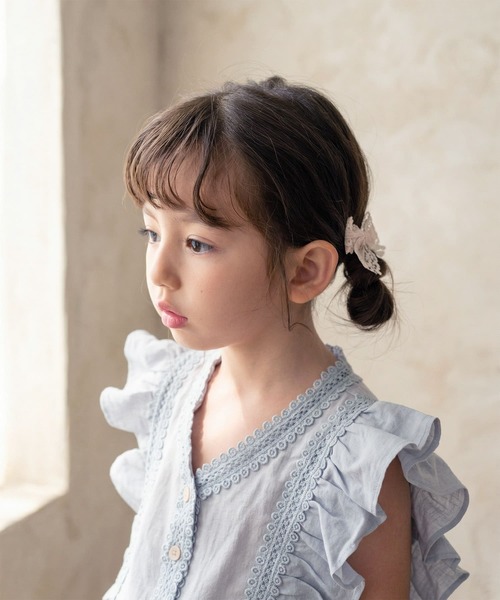 Rora（ローラ）の「レナ リネン ブラウス（シャツ/ブラウス・キッズ・グレー/アイボリー・120cm/130cm/140cm/150cm/110cm）」の11枚目の写真