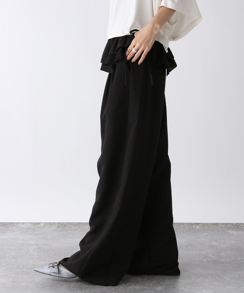 JEANASIS（ジーナシス）の「リバーシブルフリルベルトレイヤードパンツ/576422（その他パンツ・レディース・グレー系その他/ブラック系その他・SMALL/MEDIUM）」の6枚目の写真