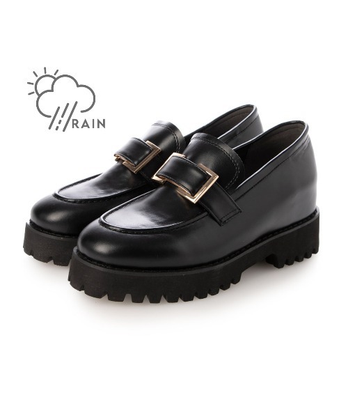 EVOL（イーボル）の「【晴雨兼用(一部カラー除く)・インヒール入り】トラックソールバックルローファー IZ5804（レインシューズ・レディース・ブラウン/ブラック/ブラック系その他・22.5cm/23.0cm/23.5cm/24.0cm/22.0cm/24.5cm/25.0cm）」の20枚目の写真