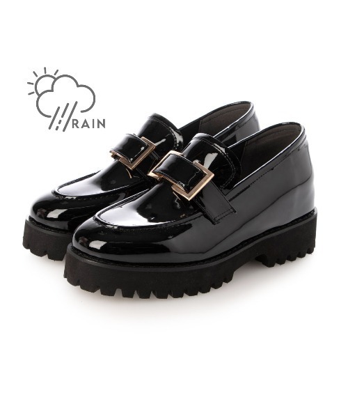 EVOL（イーボル）の「【晴雨兼用(一部カラー除く)・インヒール入り】トラックソールバックルローファー IZ5804（レインシューズ・レディース・ブラウン/ブラック/ブラック系その他・22.5cm/23.0cm/23.5cm/24.0cm/22.0cm/24.5cm/25.0cm）」の13枚目の写真