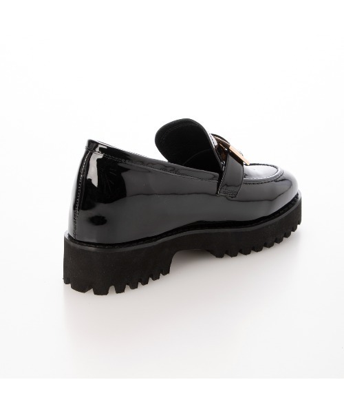 EVOL（イーボル）の「【晴雨兼用(一部カラー除く)・インヒール入り】トラックソールバックルローファー IZ5804（レインシューズ・レディース・ブラウン/ブラック/ブラック系その他・22.5cm/23.0cm/23.5cm/24.0cm/22.0cm/24.5cm/25.0cm）」の15枚目の写真