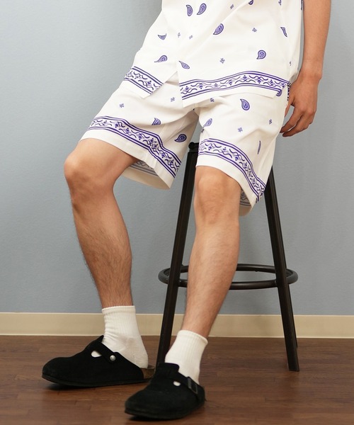 ムラサキスポーツ(ムラサキスポーツ)の「【限定】DEAR LAUREL/ディアローレル ショートパンツ 水陸両用 ユーティリティ セットアップ対応 D25S3309-1(その他パンツ・メンズ・ブラック系その他/ホワイト系その他/ブラック・M/L)」の2枚目の写真