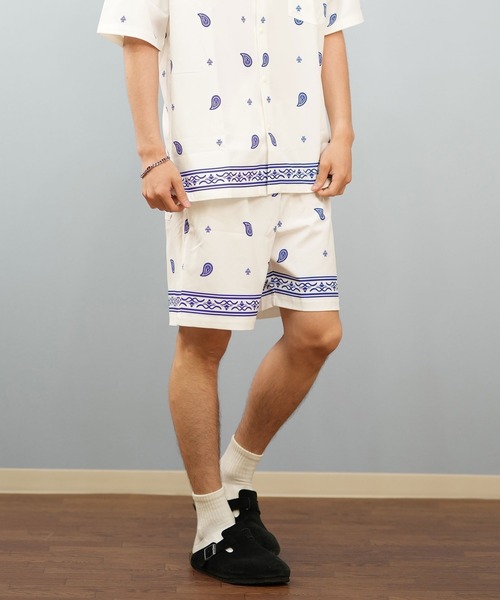 ムラサキスポーツ(ムラサキスポーツ)の「【限定】DEAR LAUREL/ディアローレル ショートパンツ 水陸両用 ユーティリティ セットアップ対応 D25S3309-1(その他パンツ・メンズ・ブラック系その他/ホワイト系その他/ブラック・M/L)」の4枚目の写真