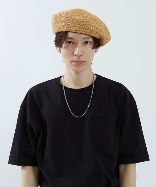 improves(インプローブス)の「ベレー帽(ハンチング/ベレー帽・メンズ・ベージュ/ブラック/アイボリー・FREE)」の10枚目の写真