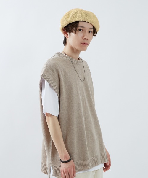 improves(インプローブス)の「ベレー帽(ハンチング/ベレー帽・メンズ・ベージュ/ブラック/アイボリー・FREE)」の13枚目の写真