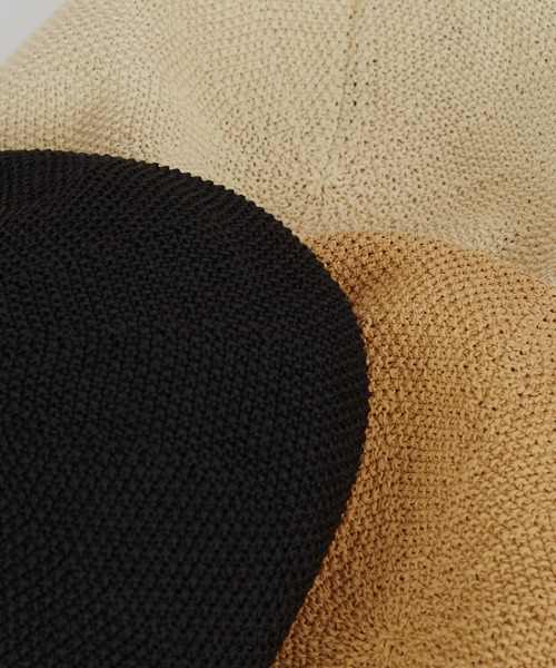 improves(インプローブス)の「ベレー帽(ハンチング/ベレー帽・メンズ・ベージュ/ブラック/アイボリー・FREE)」の4枚目の写真