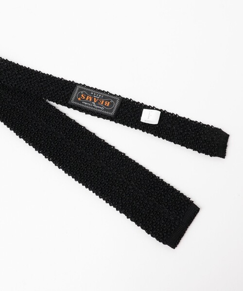 BEAMS PLUS（ビームスプラス）の「Silk Knit Tie Solid（ネクタイ・メンズ・ブラック/ネイビー/ワイン・ONE SIZE）」の4枚目の写真