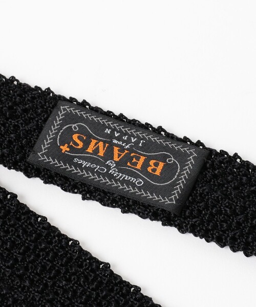 BEAMS PLUS（ビームスプラス）の「Silk Knit Tie Solid（ネクタイ・メンズ・ブラック/ネイビー/ワイン・ONE SIZE）」の5枚目の写真