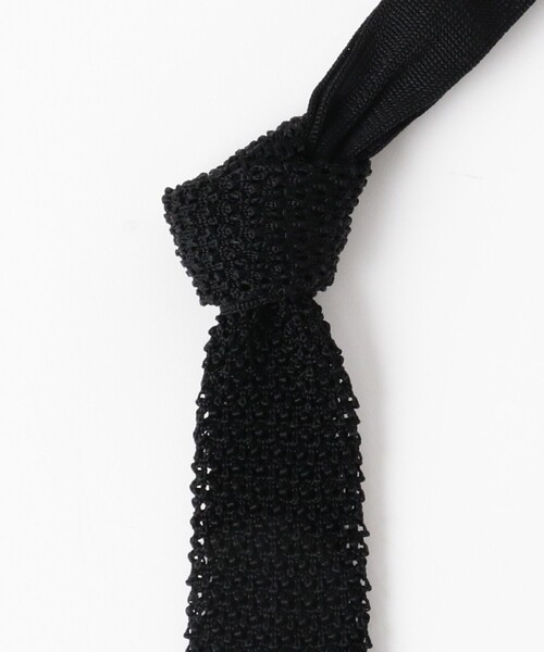 BEAMS PLUS（ビームスプラス）の「Silk Knit Tie Solid（ネクタイ・メンズ・ブラック/ネイビー/ワイン・ONE SIZE）」の6枚目の写真