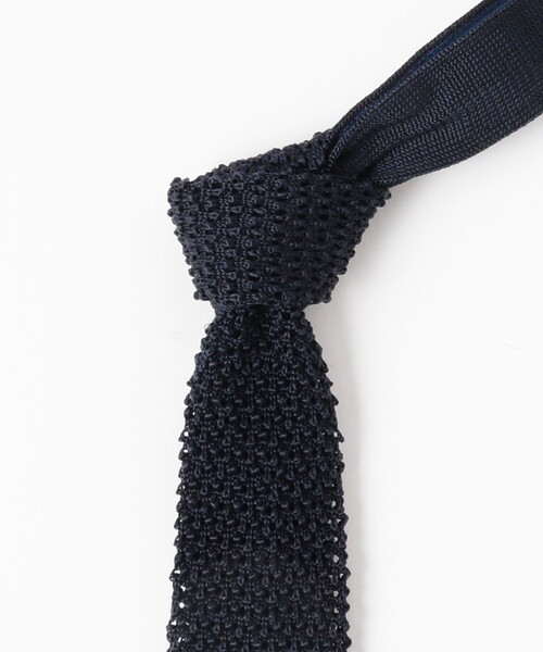 BEAMS PLUS（ビームスプラス）の「Silk Knit Tie Solid（ネクタイ・メンズ・ブラック/ネイビー/ワイン・ONE SIZE）」の12枚目の写真