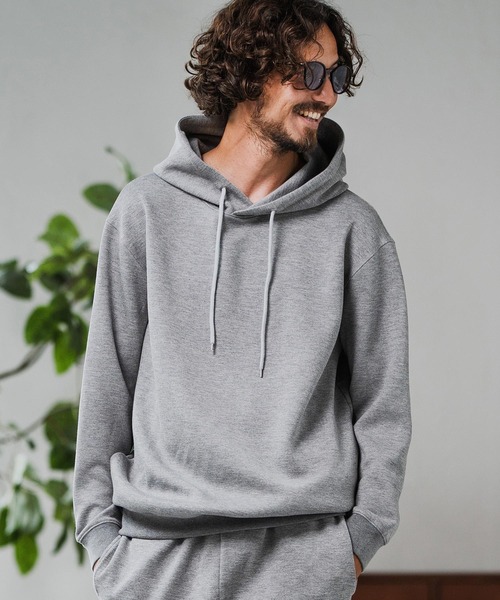 Magine(マージン)の「mpa3866-Double Knit Hoodie Parka パーカー(パーカー・メンズ・ホワイト/ミックスグレー/ブラック・48/46/44)」の3枚目の写真