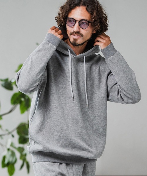 Magine(マージン)の「mpa3866-Double Knit Hoodie Parka パーカー(パーカー・メンズ・ホワイト/ミックスグレー/ブラック・48/46/44)」の18枚目の写真