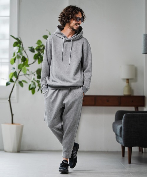 Magine(マージン)の「mpa3866-Double Knit Hoodie Parka パーカー(パーカー・メンズ・ホワイト/ミックスグレー/ブラック・48/46/44)」の15枚目の写真