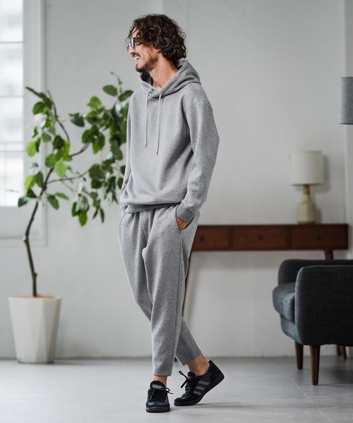 Magine(マージン)の「mpa3866-Double Knit Hoodie Parka パーカー(パーカー・メンズ・ホワイト/ミックスグレー/ブラック・48/46/44)」の14枚目の写真