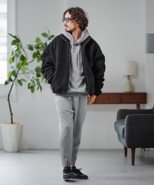 Magine(マージン)の「mpa3866-Double Knit Hoodie Parka パーカー(パーカー・メンズ・ホワイト/ミックスグレー/ブラック・48/46/44)」の13枚目の写真