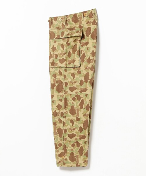 別注】BUZZ RICKSON'S / ヘリンボーン カモ パンツ（カーゴパンツ