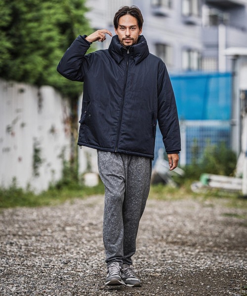 CAMBIO(カンビオ)の「mp13915-Used Like Print Sweat Tuck Pants スウェットパンツ(スウェットパンツ・メンズ・ブラック/グレー/チャコール・S/M/L)」の7枚目の写真