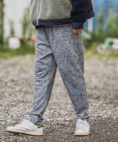 CAMBIO(カンビオ)の「mp13915-Used Like Print Sweat Tuck Pants スウェットパンツ(スウェットパンツ・メンズ・ブラック/グレー/チャコール・S/M/L)」の9枚目の写真