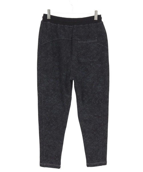 CAMBIO(カンビオ)の「mp13915-Used Like Print Sweat Tuck Pants スウェットパンツ(スウェットパンツ・メンズ・ブラック/グレー/チャコール・S/M/L)」の21枚目の写真